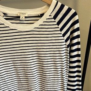 J.Crew striped long sleeve tshirt